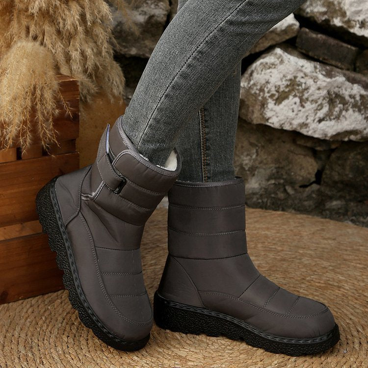 Damen Winterstiefel mit Fleece-Futter und rutschfester Sohle Stalluxe