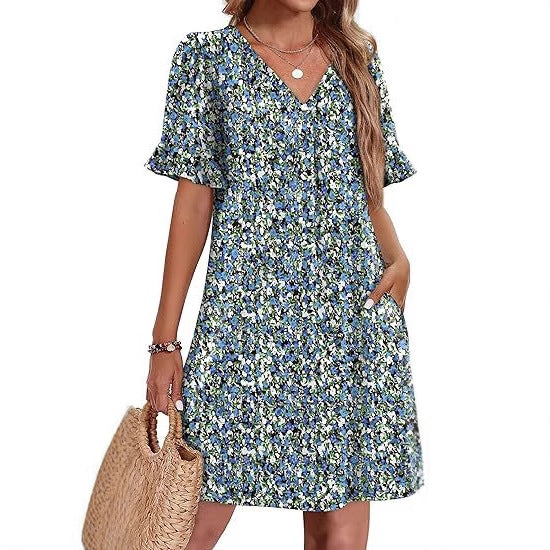 Damen Freizeitleinenkleid Stalluxe