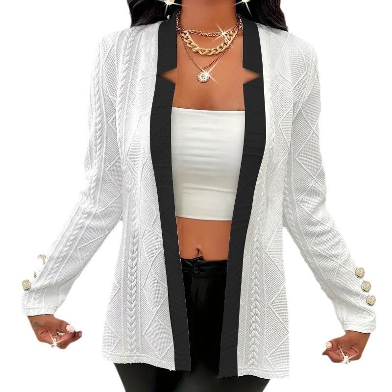 Damen Elegante Blazerjacke mit strukturiertem Design und hochwertigen Knopfdetails Stalluxe