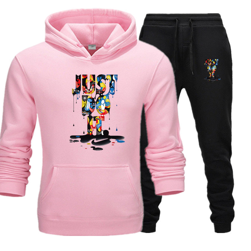 Damen Kapuzenpullover und Jogginghose Set Stalluxe