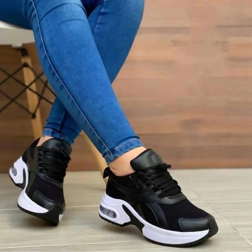 Damen Sportliche Luft-Dämpfungs Sneakers mit modernem Design Stalluxe