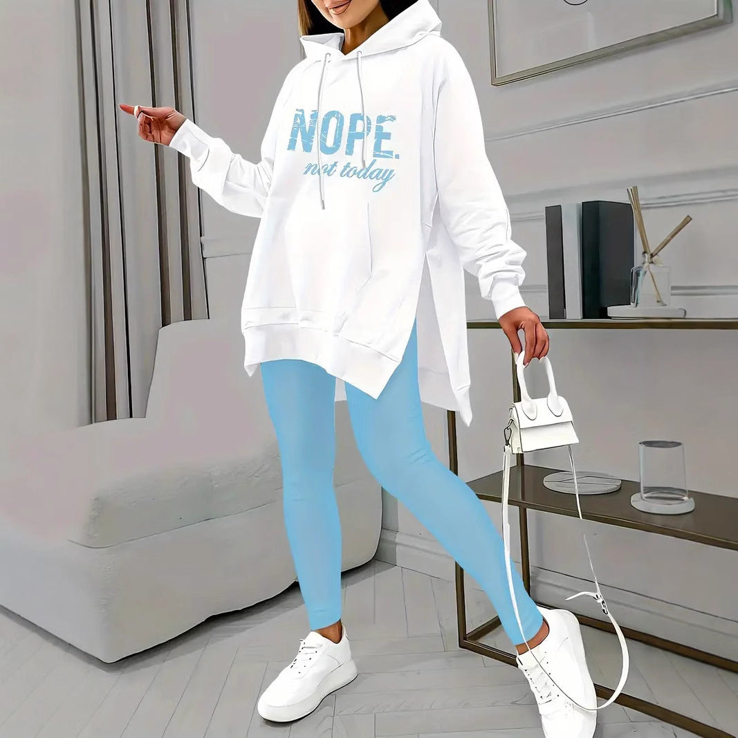 Damen Sportliches Hoodie und Jogginghose Set Stalluxe