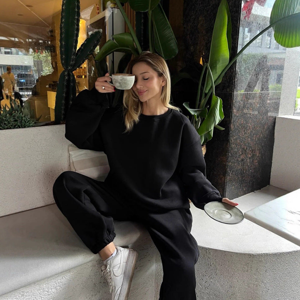 Damen lässiger Hoodie und Jogginghose Set Stalluxe