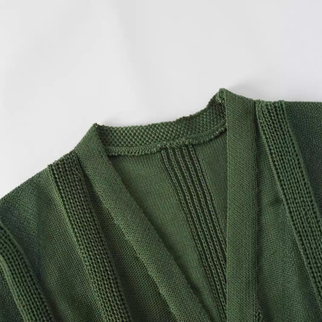 Damen Strickjacke mit offenem Design und praktischen Taschen Stalluxe