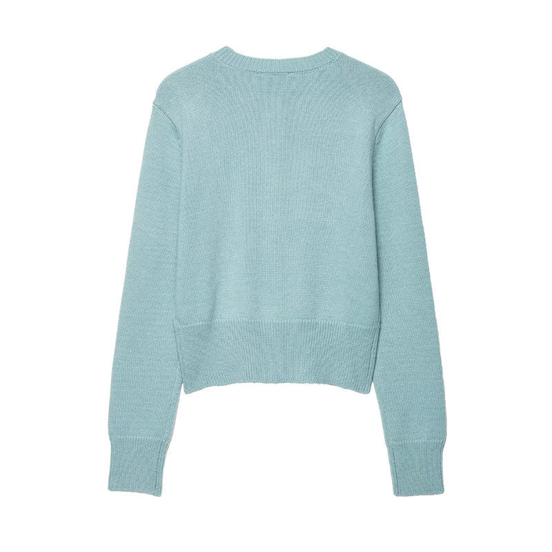 Damen leichte Strickjacke mit Knopfleiste und klassischem Rundhalsausschnitt Stalluxe