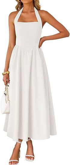 Damen Maxi-Kleid mit trägerlosem Design Stalluxe