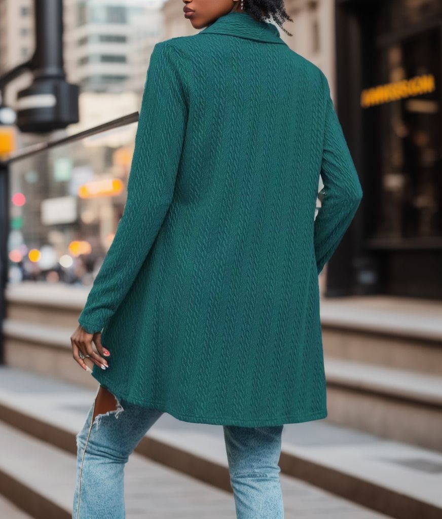 Damen Strickjacke mit elegantem Schnitt und raffinierten Details Stalluxe