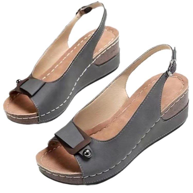 Damen Elegante Keilsandaletten Stalluxe