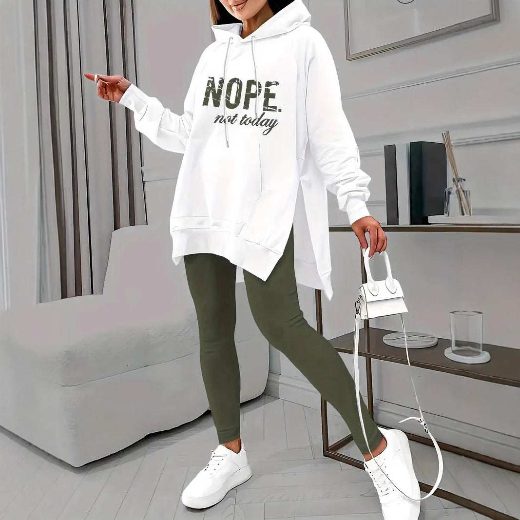 Damen Sportliches Hoodie und Jogginghose Set Stalluxe