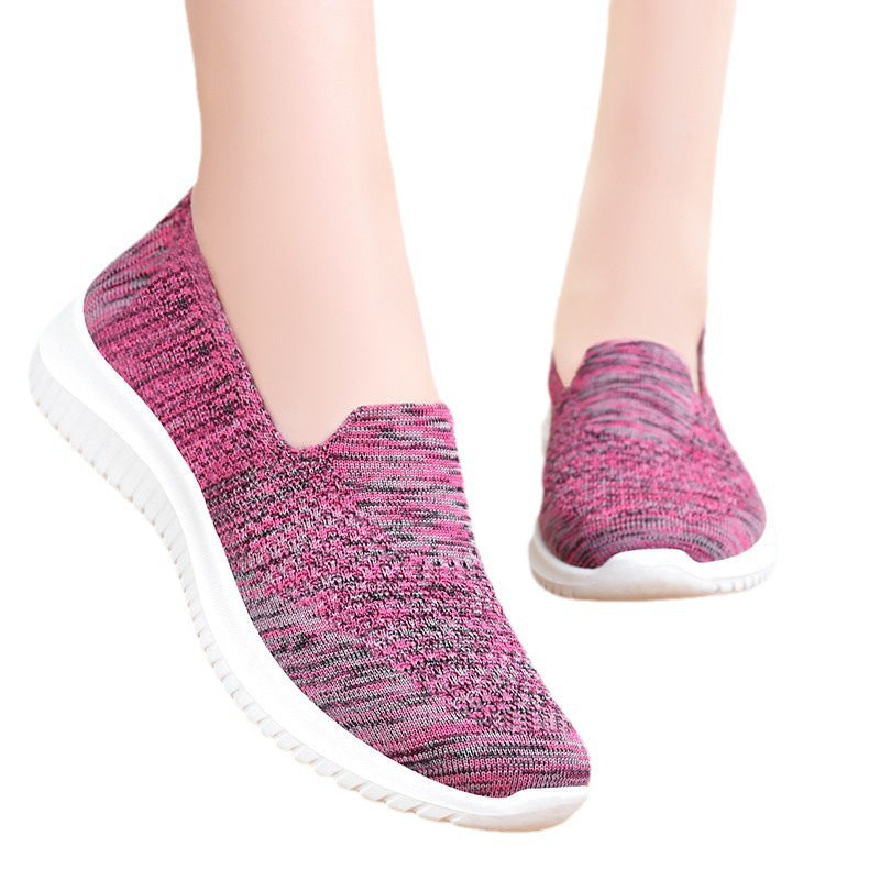 Damen Slip-On Sport-Sneaker mit atmungsaktivem Obermaterial und rutschfester Sohle Stalluxe