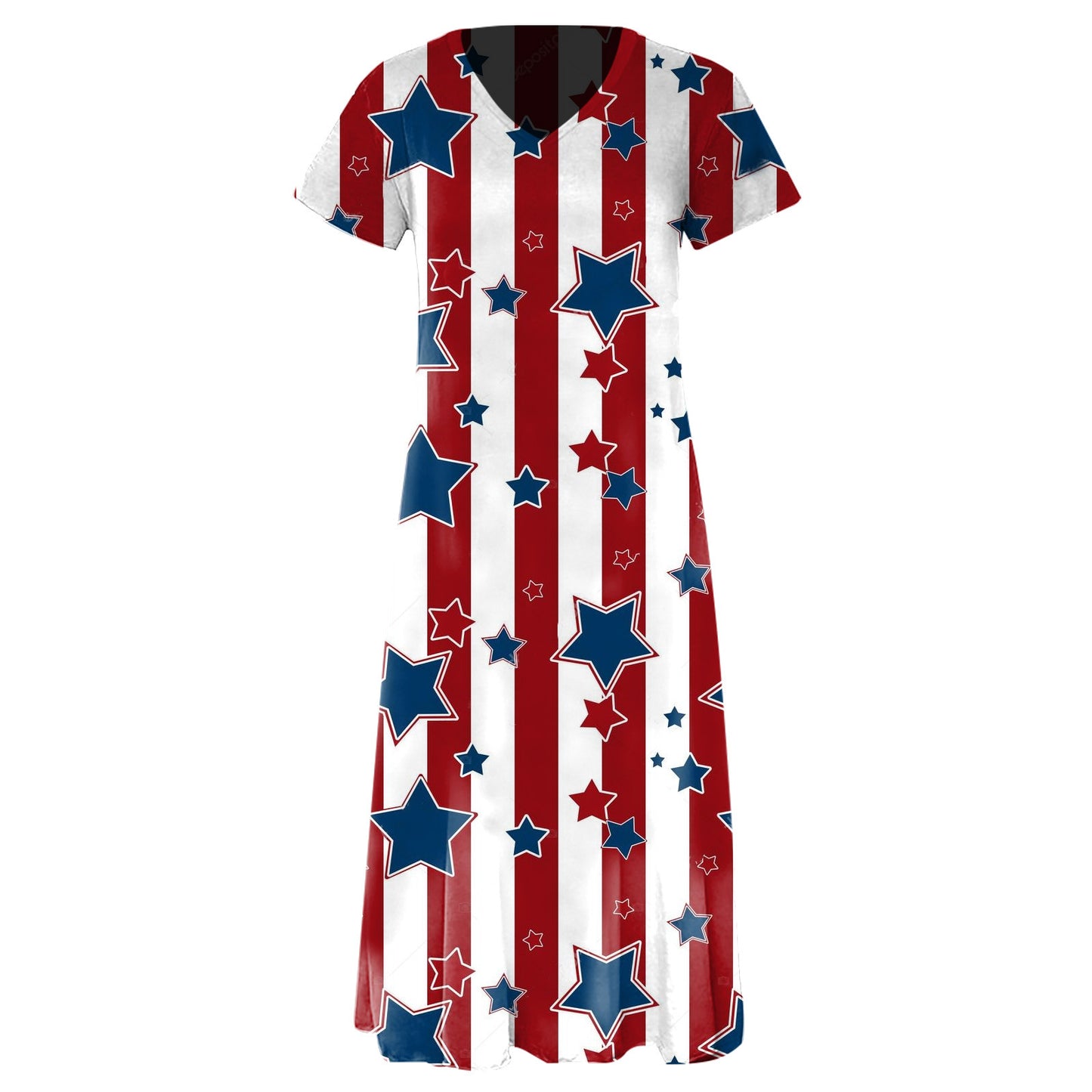 Women's Graphic Maxi Dress Stalluxe