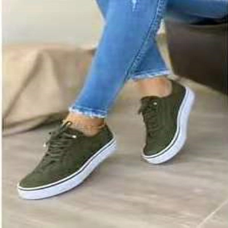 Damen Sneaker mit modischem Textilobermaterial und dämpfender Sohle Stalluxe