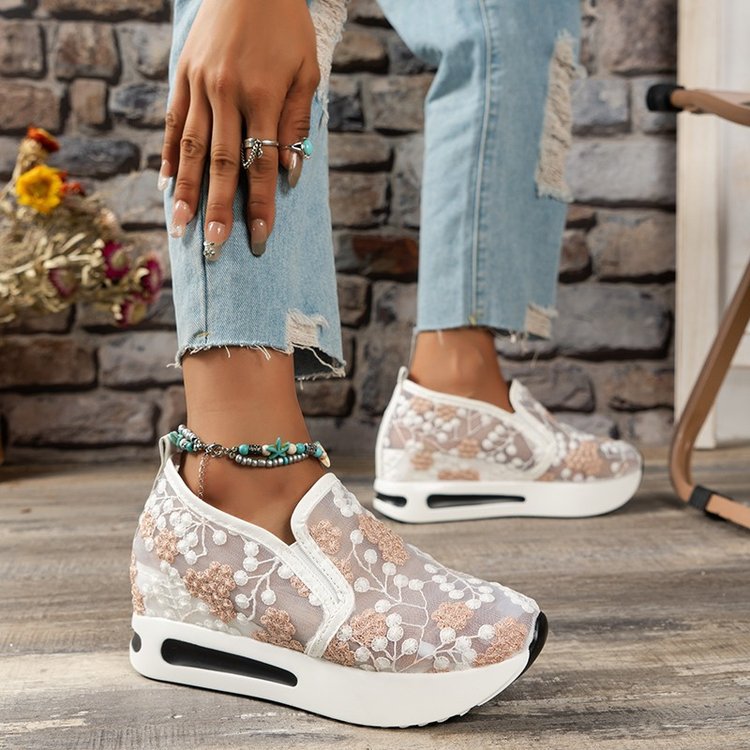 Damen Sneakers mit hochwertiger Spitze und innovativer Komfortsohle Stalluxe