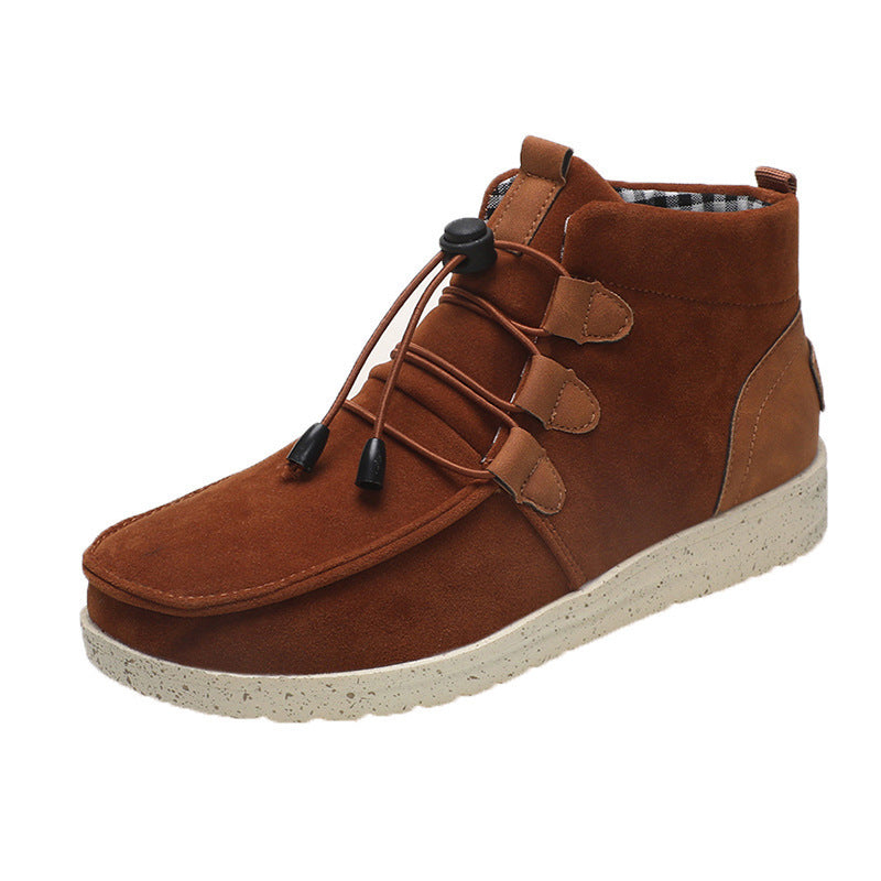 Damen Komfortable Winterliche Ankle Boots aus weichem Wildleder mit flexibler Sohle Stalluxe