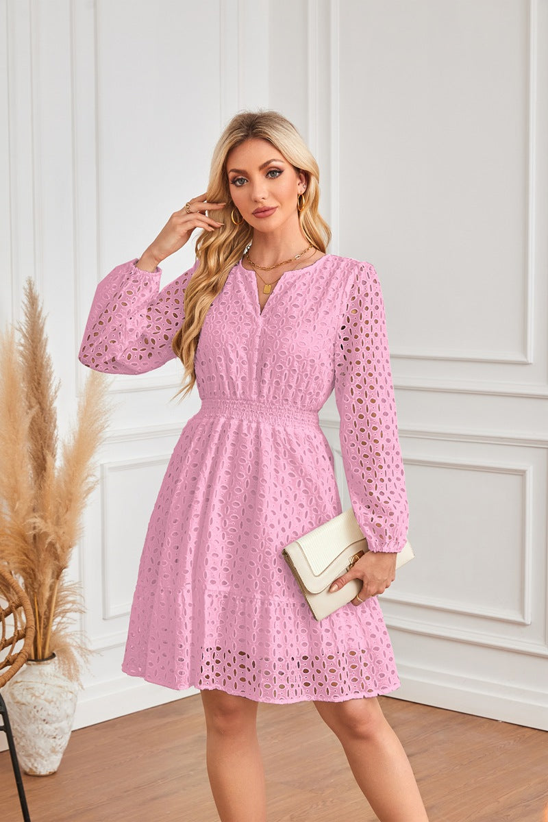 Damen Kleidungsstück mit Lochmuster Stalluxe
