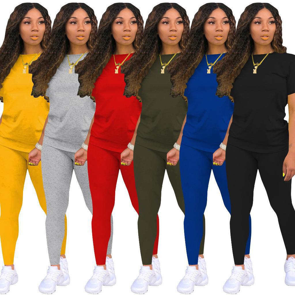 Damen Sportset mit T-Shirt und Leggings Stalluxe