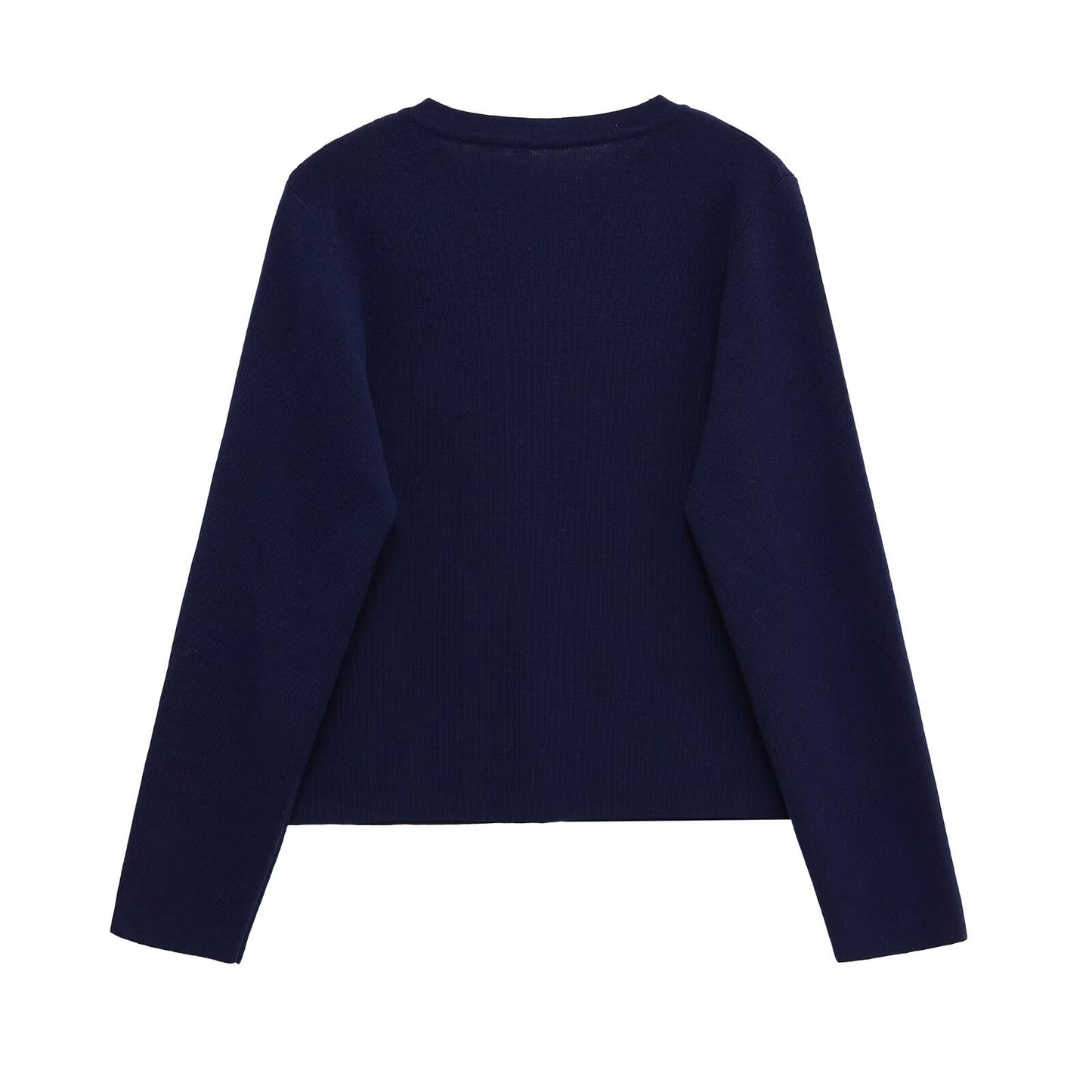 Damen lässige Strickjacke mit feinen Knopfdetails Stalluxe
