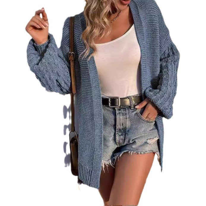 Damen lässiger Strickcardigan Stalluxe