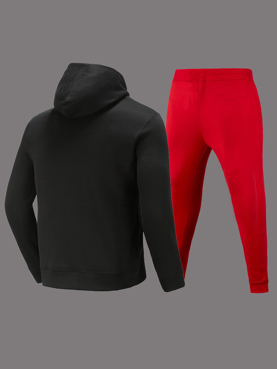 Damen Hoodie- und Jogginghose-Set mit farbenfrohem Comicdruck Stalluxe