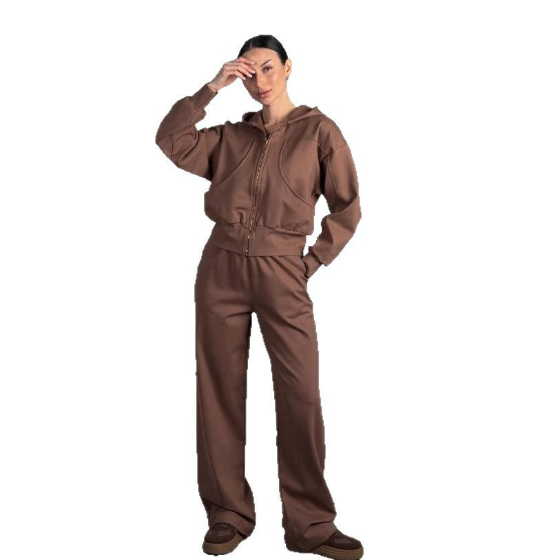 Damen Sportliche Sweatjacke mit praktischen Taschen und gemütlichem Schnitt Stalluxe
