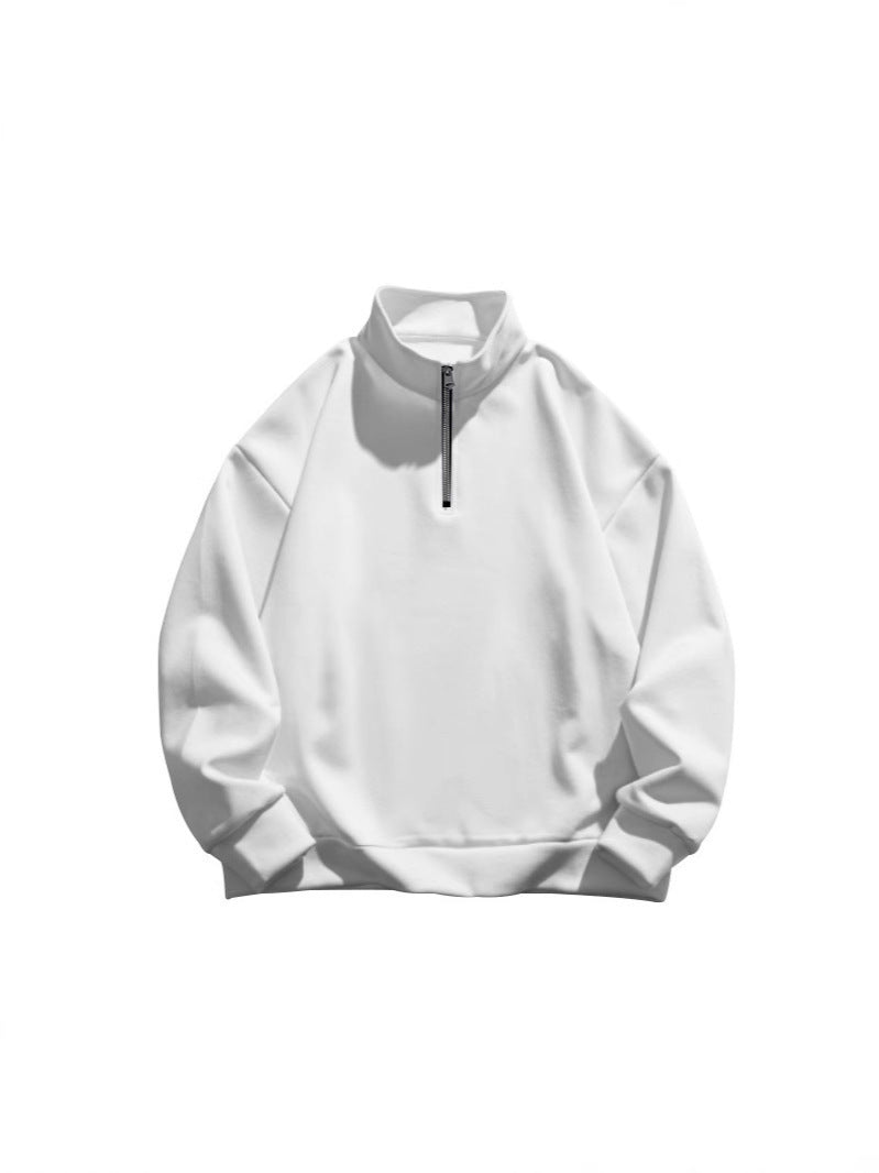 Damen Sweatshirt mit Stehkragen und Reißverschluss Stalluxe