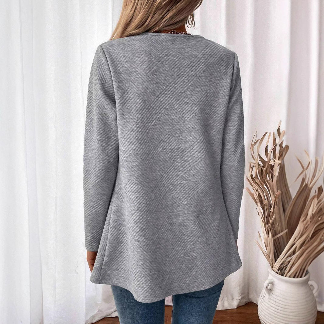 Damen elegante und vielseitige Strickjacke Stalluxe