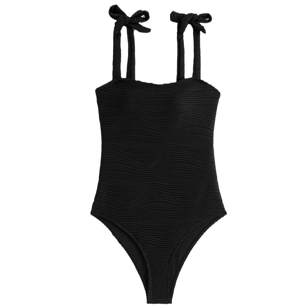Damen Einteiler Badeanzug mit modischem Rüschendesign und verstellbaren Trägern Stalluxe
