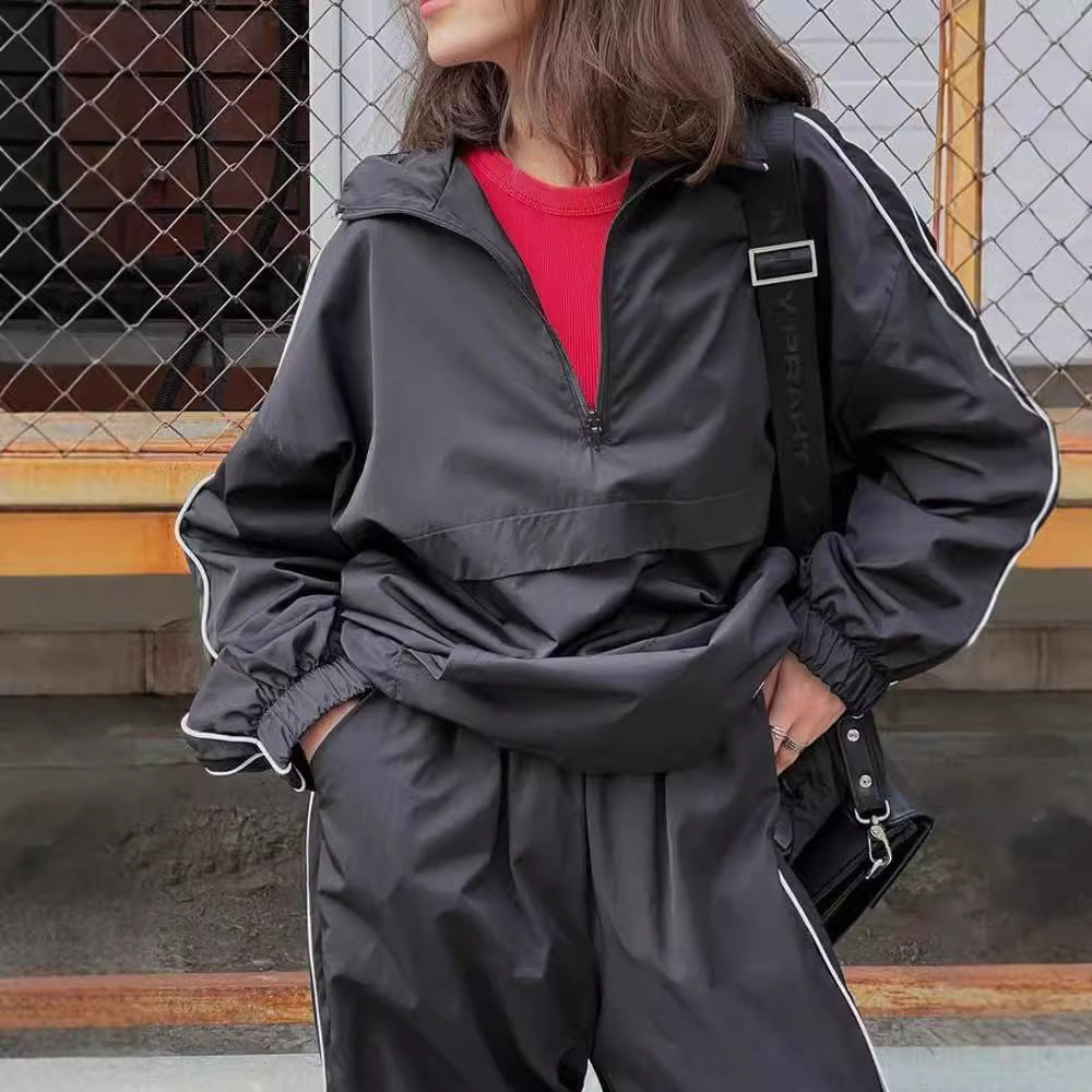 Damen Sportliche Windjacke Stalluxe
