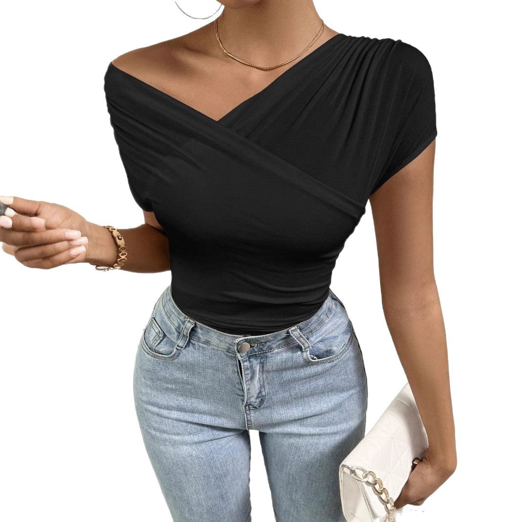 Damen Wickeloberteil mit elegantem Schnitt Stalluxe