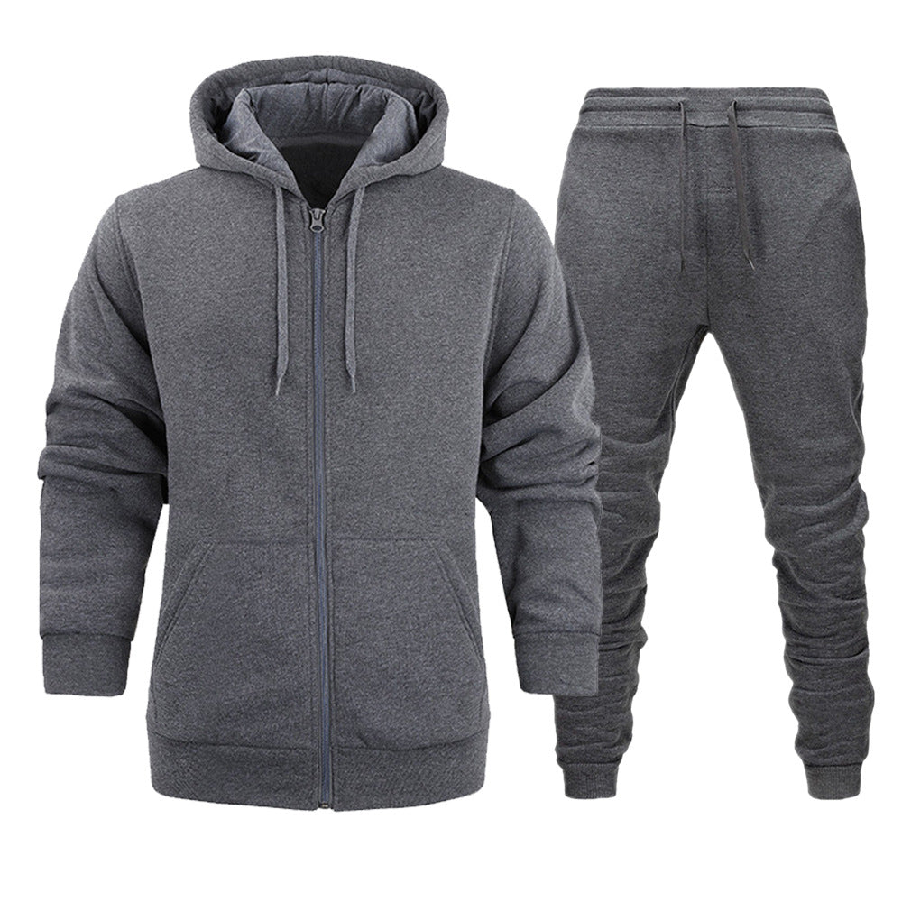Damen Sportliches Kapuzenjacken- und Jogginghosen-Set mit funktionalen Taschen Stalluxe