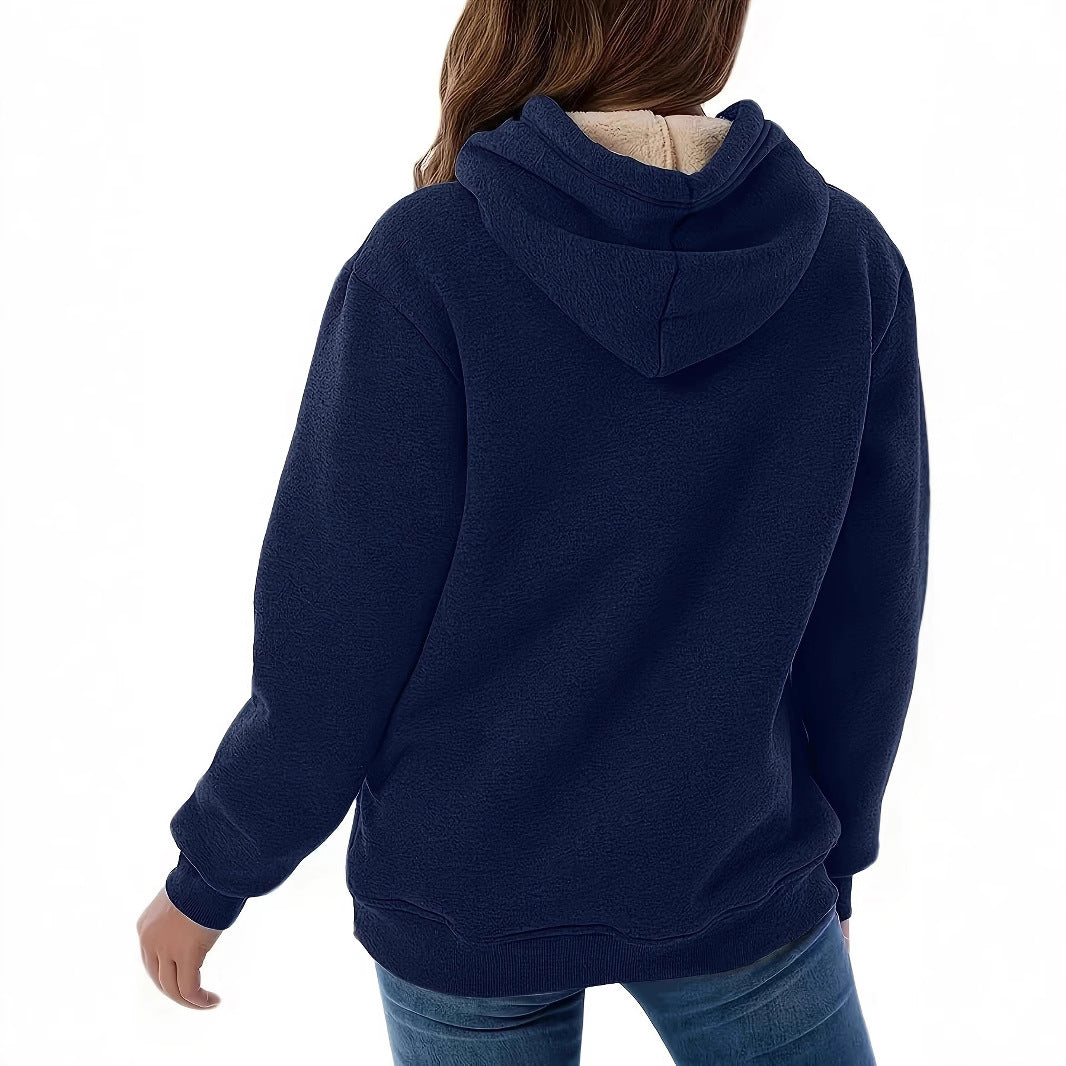 Damen Hoodie mit kuscheligem Innenfutter und modernem Schnitt Stalluxe