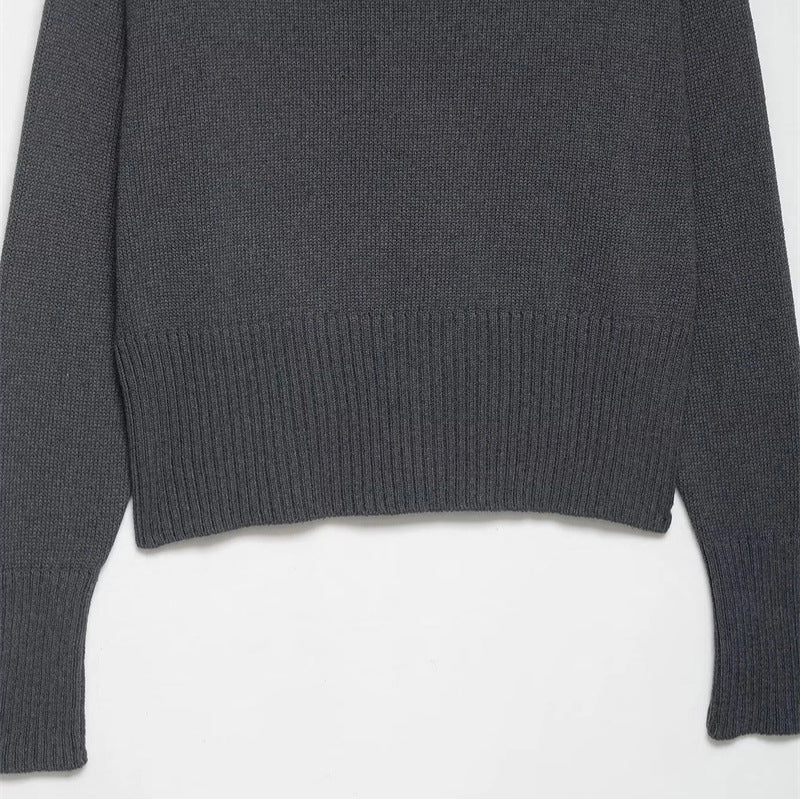 Damen oversized Strickpullover mit weitem Ausschnitt und lässigem Schnitt Stalluxe