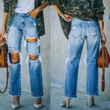 Damen destroyed Jeans Stalluxe