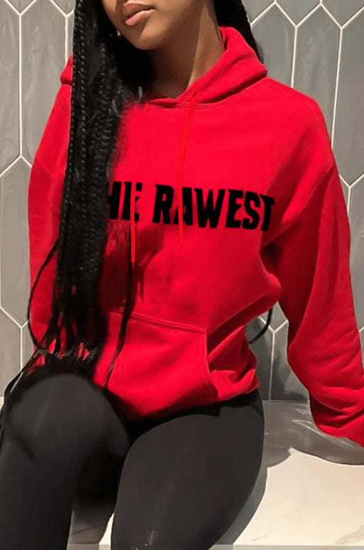 Damen Kapuzenpullover mit inspirierendem Schriftzug Stalluxe