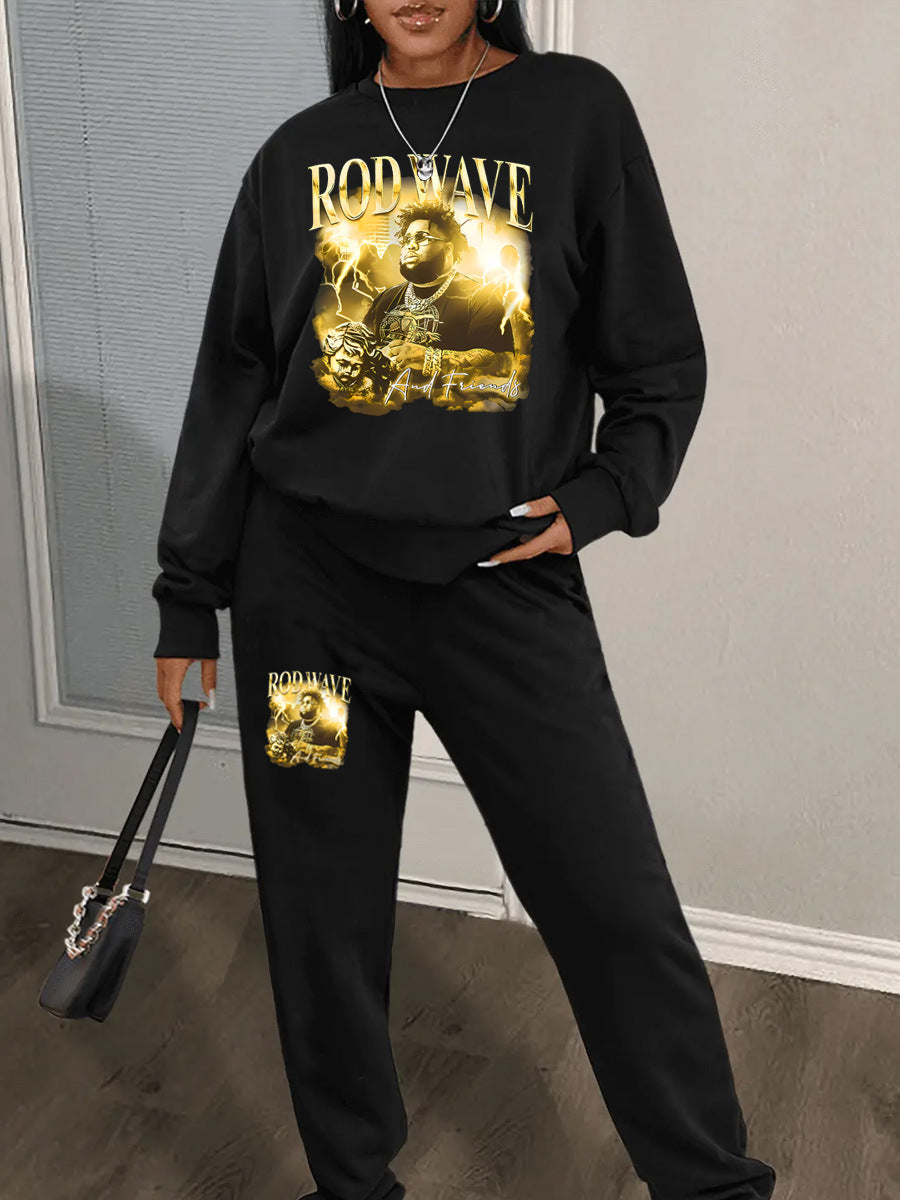 Damen Sweatanzug mit einzigartigen Grafiken Stalluxe