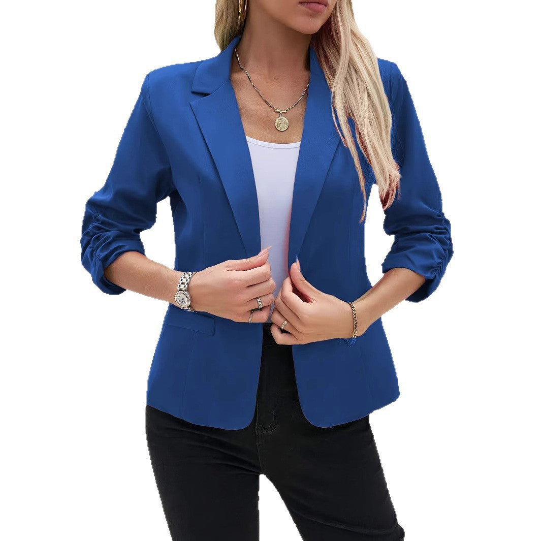 Damen Blazer im eleganten Stil mit raffinierten Puffärmeln Stalluxe
