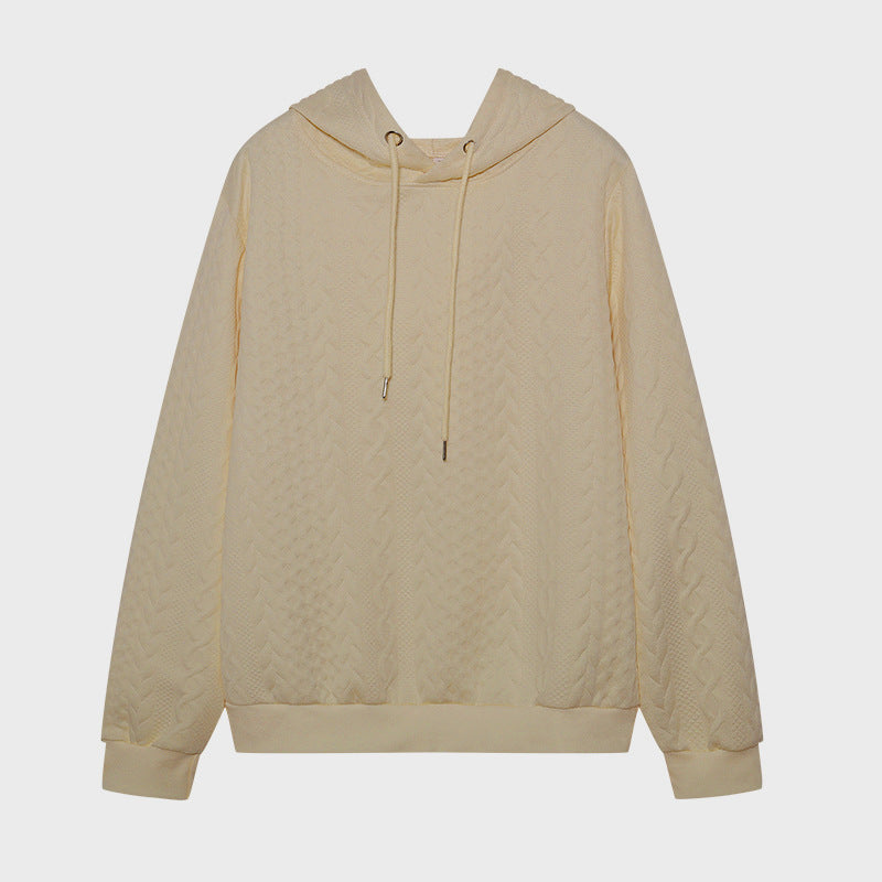 Damen Bequemer Kapuzenpulli mit strukturiertem Design Stalluxe