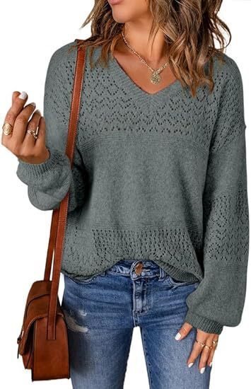 Damen luftiger Strickpullover Stalluxe