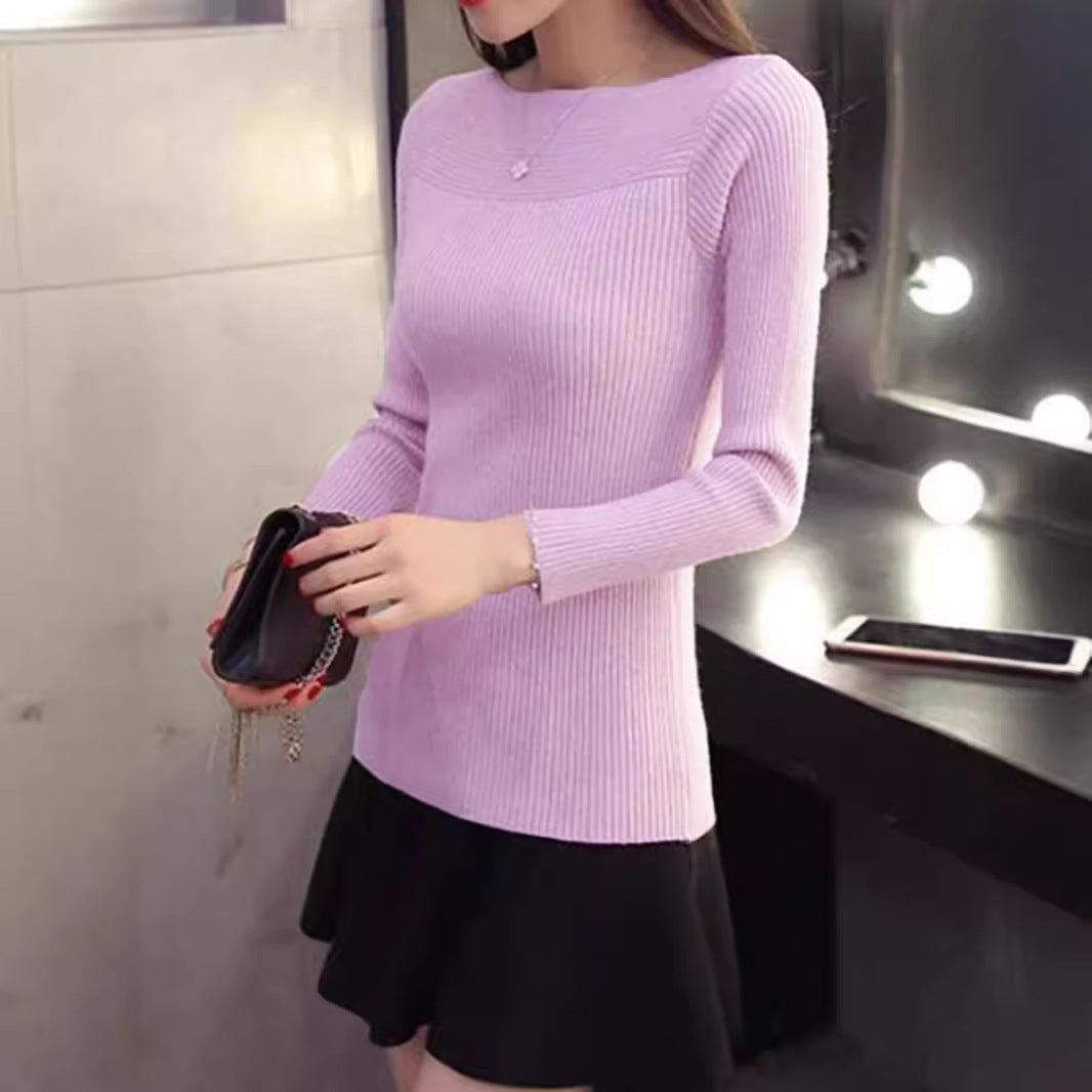 Damen Langärmliges, elegantes Strickoberteil Stalluxe