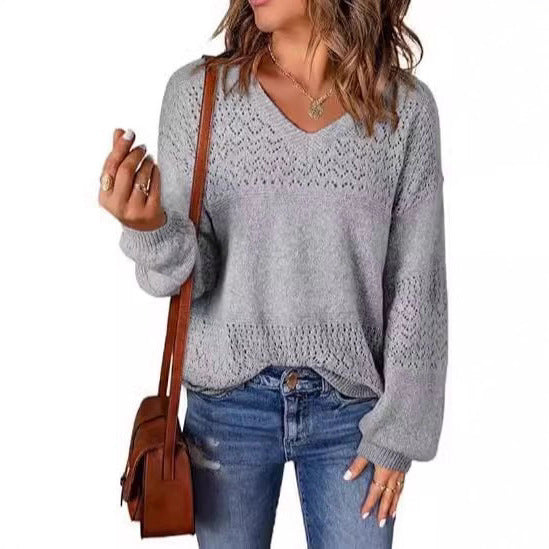 Damen luftiger Strickpullover Stalluxe