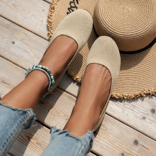 Damen elegante und bequeme Ballerinas mit atmungsaktivem Obermaterial Stalluxe