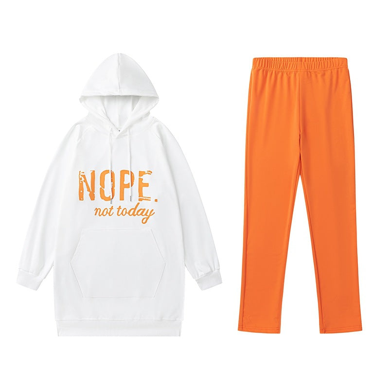 Damen Sportliches Hoodie und Jogginghose Set Stalluxe