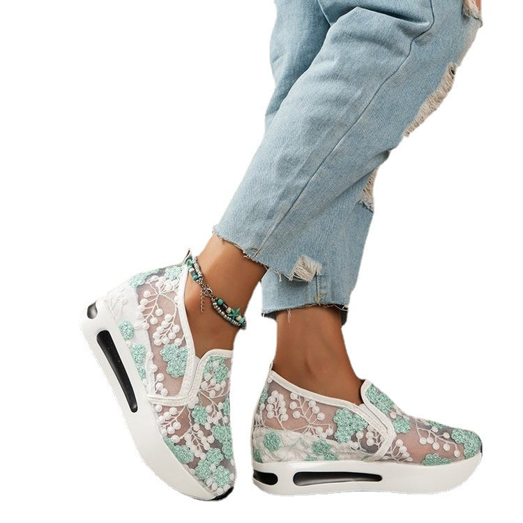 Damen Sneakers mit hochwertiger Spitze und innovativer Komfortsohle Stalluxe