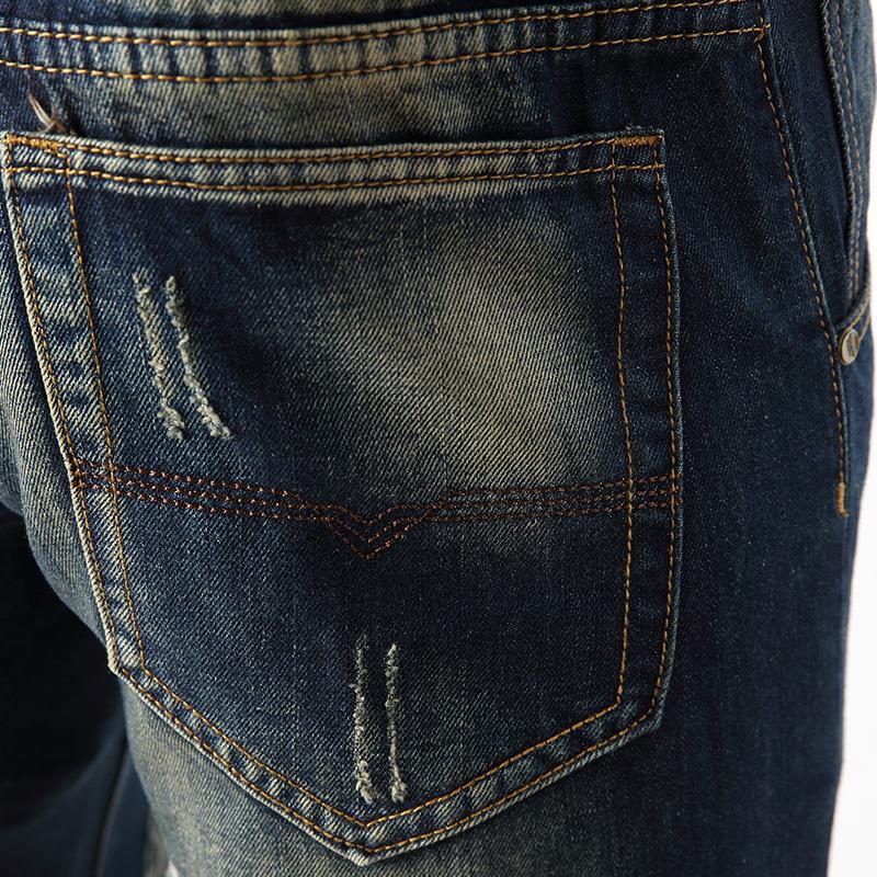 Herren Skinny Fit Jeans im Destroyed-Look Stalluxe