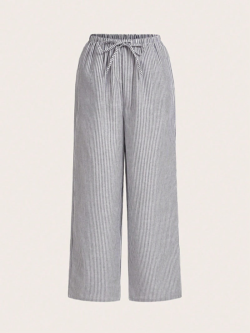 Damen lässige Sommerhose mit seitlichen Taschen und elastischem Bund Stalluxe