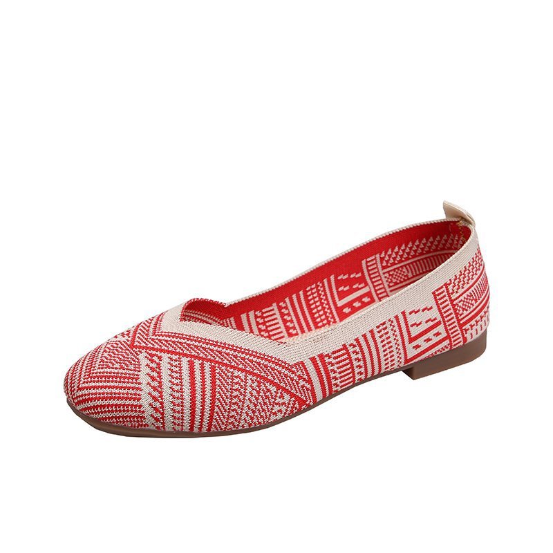 Damen bequeme Textil-Ballerinas mit luftiger Schnittführung und ergonomischem Fußbett Stalluxe
