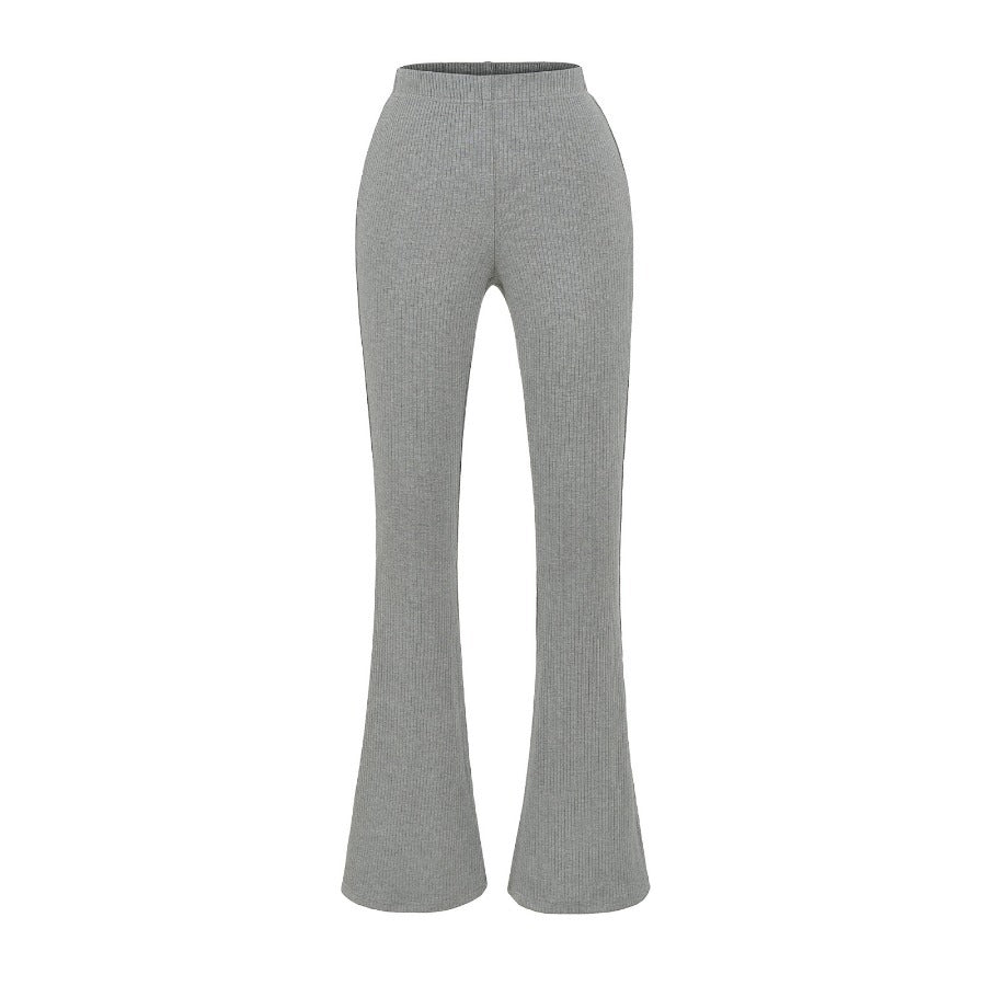 Damen Elegante Flared-Hose aus hochwertigem, elastischem Stretchmaterial mit hohem Bund Stalluxe