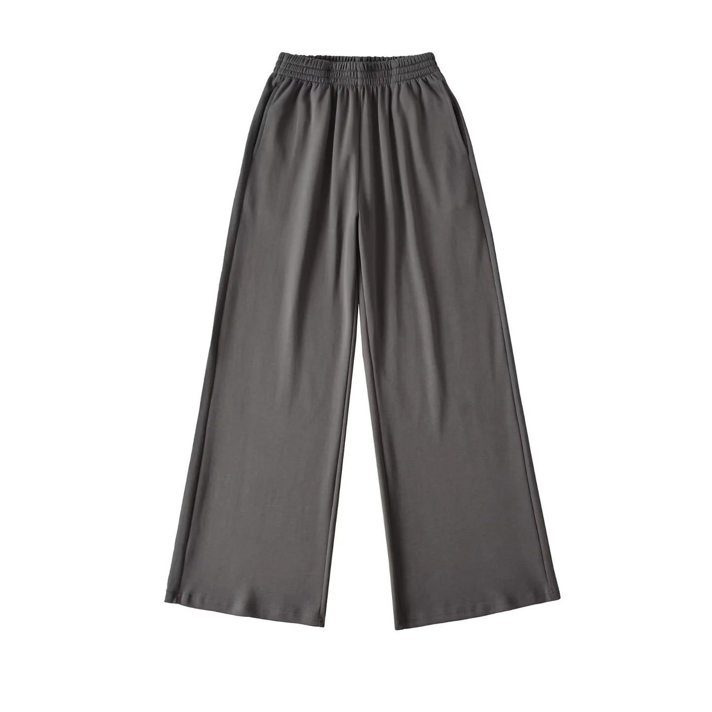 Damen weite Jersey-Hose mit elastischem Bund Stalluxe