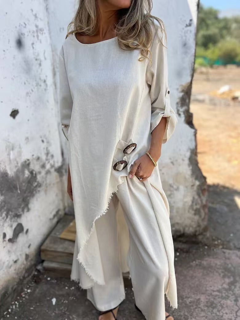Women's Relaxed Fit Midi Dress Stalluxe