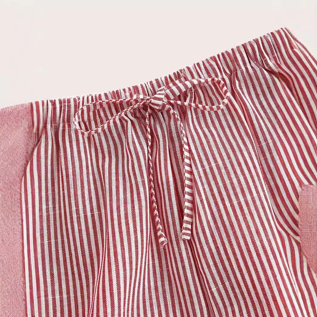 Damen lässige Sommerhose mit seitlichen Taschen und elastischem Bund Stalluxe
